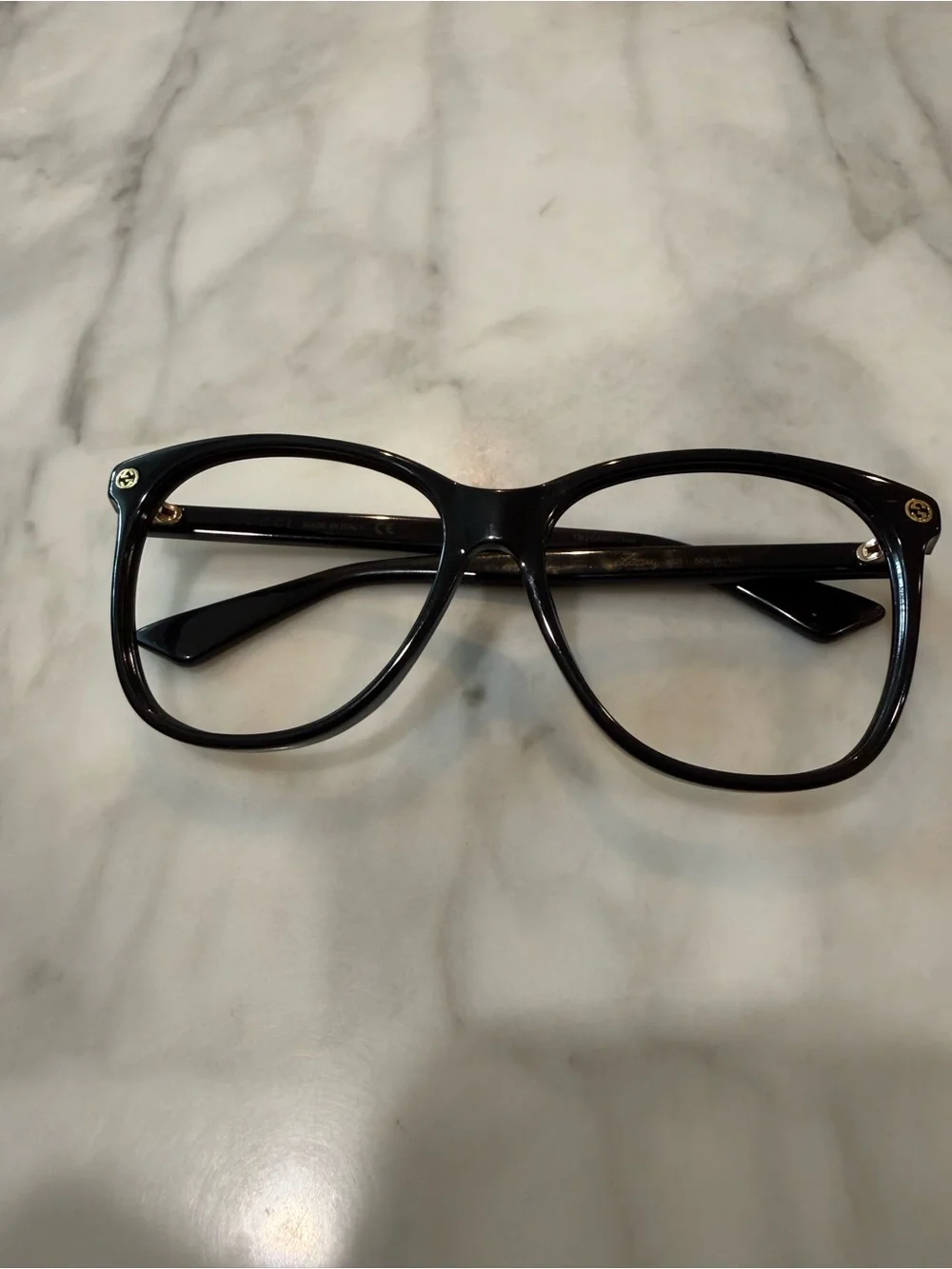 Authentic Gucci Black Designer Frames 58mm GG0024S 001 58-16-140 Made in Italy